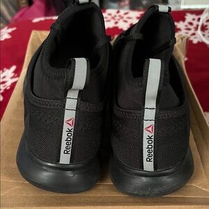 Reebok Black and Gray Athletic Shoes